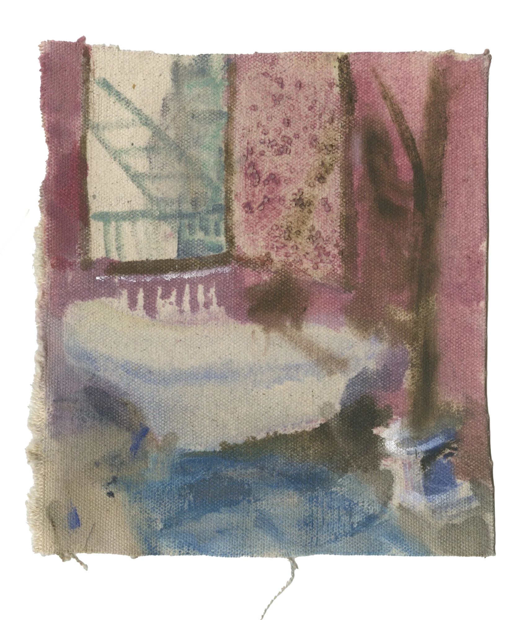 Oil Study for My White Ship