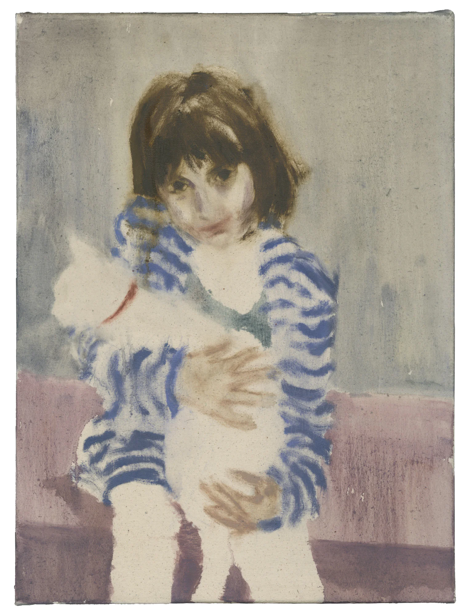 A Girl with a Cat